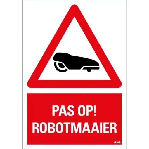 Waarschuwingsbord "pas Op Robotmaaier " -Husqvarna Winkel 18523 0 800x800 1